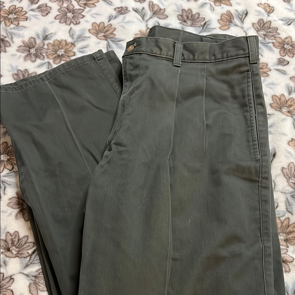 Stylish Green Grey Pants